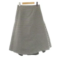ボーダーズアットバルコニー BORDERS at BALCONY マーメイドスカート MERMAID SKIRT ロング 38 白 ホワイト 黒 ブラック /SS ■OS ■SHのサムネイル