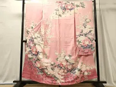 平和屋着物■豪華振袖　籬花文　暈し染め　正絹　逸品　CABJ7114oyのサムネイル