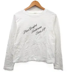 イエナ IENA カットソー Tシャツ 長袖 コットン 文字 ホワイト 白 /KT18のサムネイル