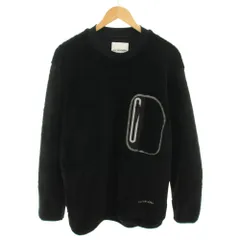 アンドワンダー and wander ハイロフトフリースプルオーバー High loft fleece pullover ボアトレーナー クルーネック 長袖 L 黒 ブラック 574-2241317 /YTのサムネイル