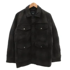ギャップ GAP タグ付き ジャケット ウール L 灰色 グレー チェック柄 レギュラーカラー 長袖 /SC ■ECF005のサムネイル