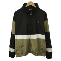 カンゴール KANGOL CONFIRM コンファーム ジャケット ジャンパー 上着 M 黒、白、ベージュ 長袖 カラーブロック スタンドカラー /RY ■ECA005のサムネイル
