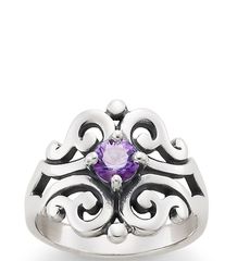 제임스 에이블리 레이디스 액세서리 반지 레이스 James Avery Spanish Lace Ring with Amethyst Sterling Silver Amethyst