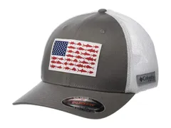 コロンビア メンズ アクセサリー 帽子 メッシュ キャップ Columbia PFG Mesh Fish Flag Ball Cap TitaniumWhite ホワイトのサムネイル