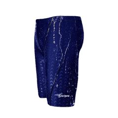 [Le Mode des Toi] Men's Competitive Swimsuit, Fitness Swimwear, Gym Swimwear, Swimming Shorts C-tD0 (5XL, Blue)