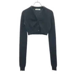 JIL SANDER ジルサンダー 16AW クロップドニットカーディガン JSWI754316 ブラック 34のサムネイル