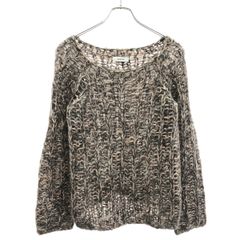 Maiami basic マイアミ ベーシック ニットセーター  グレー×マルチカラー
