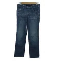 ダナキャランニューヨーク DKNY デニムパンツ ジーンズ ストレート 28 紺 ネイビー ウォッシュ加工 /HO14 ■ECA005のサムネイル