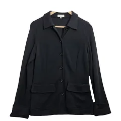 La Mode BARENCIAGA バレンシアガ ブラック ブレーザー 38 90sルック レトロルックのサムネイル