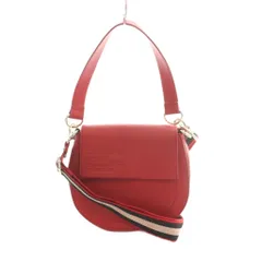 テッドベーカー TED BAKER DARCELL 2WAY クロスボディバッグ ショルダーバッグ ハンドバッグ レザー フラップ 赤 /MI ■OSのサムネイル
