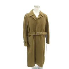 メンズビギ MEN'S BIGI コート 茶色 ブラウン ベルト付き ロング丈 /HO58 ■GY59のサムネイル