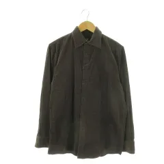 シーケーカルバンクライン ck Calvin Klein コーデュロイシャツ L 茶 ブラウン 長袖 チェック柄 /AO34 ■GY99のサムネイル