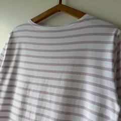 SAINT JAMES morlaix short sleeve  white /  lavender T3 セントジェームスのサムネイル