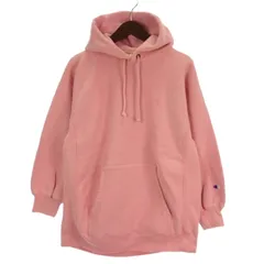 チャンピオン CHAMPION × RHC ロンハーマン リバースウィーブ パーカー 裏起毛 エルボーパッチ ピンク S ■GY12のサムネイル