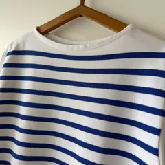 ORCIVAL basque shirts  white / blue  L オーシバル バスクシャツのサムネイル