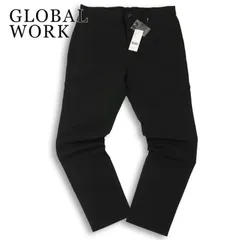 未使用 23SS★ GLOBAL WORK グローバルワーク 通年 スゴラク ストレッチ スリム パンツ 大きいサイズ Sz.XL メンズ 黒のサムネイル