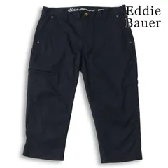 Eddie Bauer エディーバウアー 春夏★ ストレッチ ハーフ クロップド パンツ 大きいサイズ Sz.35 メンズ 紺 アウトドアのサムネイル