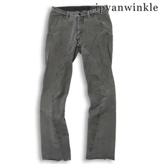 ripvanwinkle リップヴァンウィンクル 通年★ 立体裁断 USED加工 カットオフ パンツ 日本製 Sz.3 メンズのサムネイル