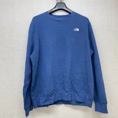 美品 THE NORTH FACE ザノースフェイス メンズ XL スウェット/トレーナー ブルー/青 CIRCULAR DESIGN 裏起毛[OZ02514]のサムネイル