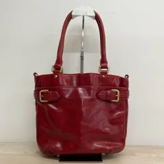 MICHEL KLEIN/ミッシェルクラン トートバッグ/ハンドバッグ レディース レッド/赤系 サイドベルトデザイン[OO00284]のサムネイル