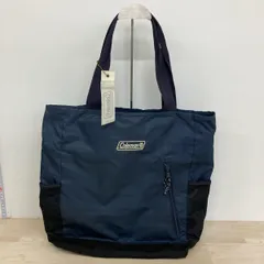 美品 Coleman コールマン トートバッグ ネイビー/紺 ロゴ刺繍 サイドメッシュポケット 肩掛けカバン/手提げバッグ[OG00309]のサムネイル