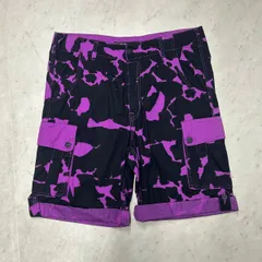 ROCAWEAR ロカウェア 5BORO CAMO オリジナル迷彩柄 カーゴ ショートパンツ ベルト付き (SJNS77)のサムネイル