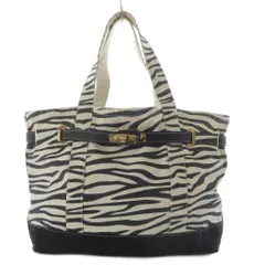 ジャーナルスタンダードレサージュ journal standard L'essage シータパランティカ SITA PARANTICA ZEBRA TOTE M トートバッグ ハンドバッグ キャンバス ブラック ホワイト /YO1のサムネイル