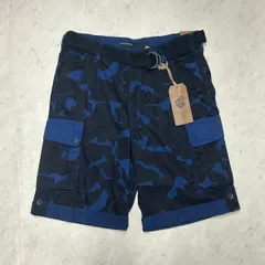 ROCAWEAR ロカウェア 5BORO CAMO オリジナル迷彩柄 カーゴ ショートパンツ ベルト付き (SJNS78)のサムネイル