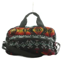 ペンドルトン PENDLETON ハンドバッグ ショルダーバッグ 2way 総柄 グレー 黒 ブラック 赤 レッド /AN16のサムネイル