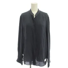 3.1 フィリップリム 3.1 phillip lim シャツ ブラウス 絹 シルク 2 グレー バンドカラー 長袖 無地 /JPのサムネイル