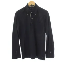 アクアスキュータム AQUASCUTUM ポロシャツ ボタンダウン カットソー 長袖 M 紺 ネイビー A9764002-39 /HNのサムネイル