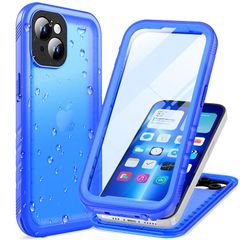 [신품] Cozycase iPhone 14 Plus 대응용 케이스 IP68 완전 방수 3M 내충격
