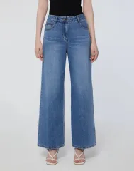 24年 JILLSTUART NEWYORK(ジルスチュアートニューヨーク) 32 9万 ワイド デニム パンツ インディゴ ジーンズ 春 夏のサムネイル