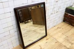 戦前 希少品】アサヒビール リボンシトロン 鏡 木枠ミラー 昭和レトロ