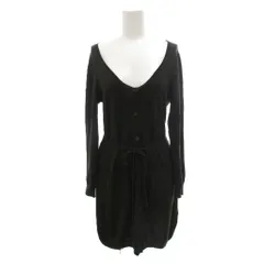 N.Natural Beauty Basic N.ナチュラルビューティーベーシック カーディガン ウール M 黒 ブラック 長袖 Vネック ベルト付き /SC ■ECF003のサムネイル