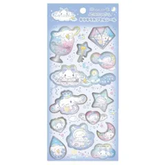 ケイカンパニー サンリオキャラクターズ キラキラカプセルシール シナモロール ぷっくり ラメ シャカシャカ SAC-KCP-CNのサムネイル