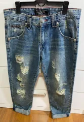 PHILIPP PLEIN(フィリッププレイン) ダメージ ストレートフィット デニムのサムネイル