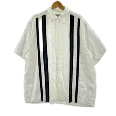 WACKO MARIA ワコマリア TWO-TONE 50S SHIRT オープンカラー半袖シャツ sizeXL/ホワイト×ブラックのサムネイル
