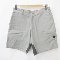 ダブルスティール DOUBLE STEAL DBSL パンツ ショートパンツ ハーフ ワッペン 綿 グレー Mのサムネイル