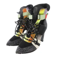 ユナイテッドヌード UNITED NUDE Lev Sport Boot Hi nude ショートブーツ ポインテッドトゥ レースアップ 36 マルチカラー /FF ■GY64のサムネイル