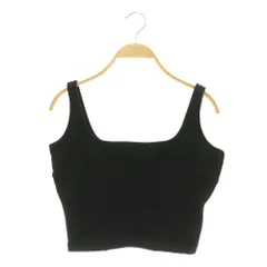 リゼクシー RESEXXY 24AW スウェットコルセットトップス ノースリーブ ショート丈 F ブラック /MY ■OSのサムネイル