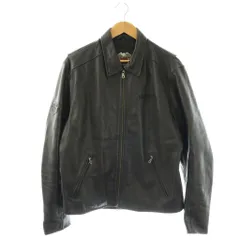 ハーレーダビッドソン HARLEY DAVIDSON レザージャケット ジップアップ 本革 L ブラック 98143-05VM /DF ■GY12のサムネイル