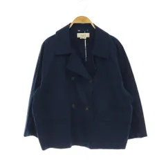ポールスミス PAUL SMITH コットンリネン混ジャケット ダブル ショート 40 ネイビー /DO ■OSのサムネイル