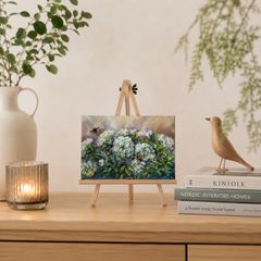 猫絵画 【1点物】動物の絵 猫寝てる絵 画家出品 painterTMK真筆