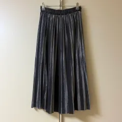 ツアーベルベット プリーツ ロング丈スカートのサムネイル