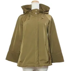 イエナ IENA ジャケット ジップアップ フーディー 8分袖 36 S相当 カーキ系 /Xのサムネイル