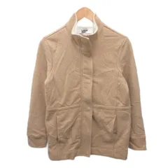 ランズエンド LANDS' END ジャケット ブルゾン スタンドカラー コットン ベージュ Mのサムネイル