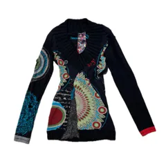 Desigual Patchwork Psychedelic Knit Tops Desigual パッチワーク サイケデリック ニット トップスのサムネイル