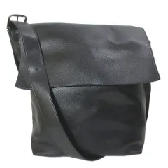 スローブ イエナ SLOBE IENA  美品 24SS s.oyamada*SLOBE フェイクレザーBAG ショルダーバッグ 斜め掛け A4収納 PC収納 鞄 黒 ブラック /Xのサムネイル