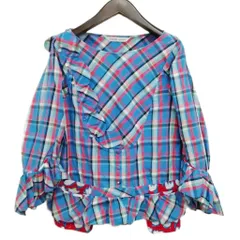 ツモリチサト TSUMORI CHISATO TC61FJ110 チェック ブラウス シャツ 2 ブルー系のサムネイル